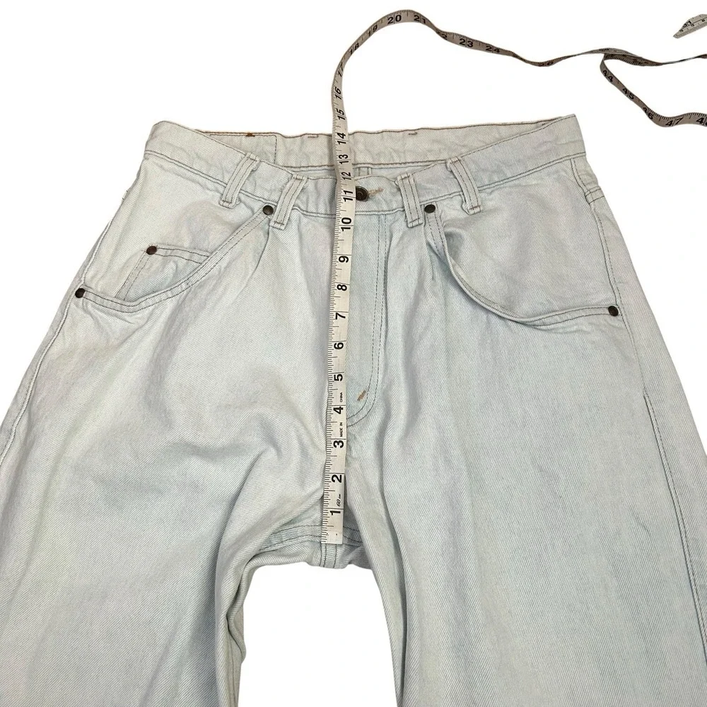 VTG 90's Levi's Silvertab Loose Fit 33x34 Light Wash‎ Skater Grunge Made In USA